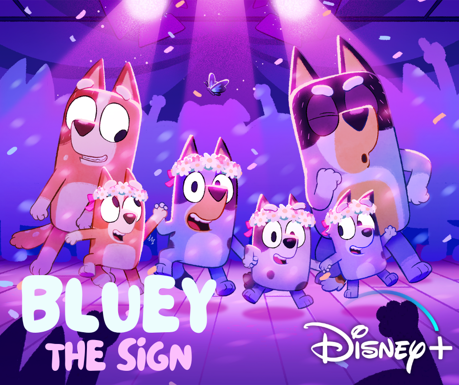 BLUEY THE SIGN