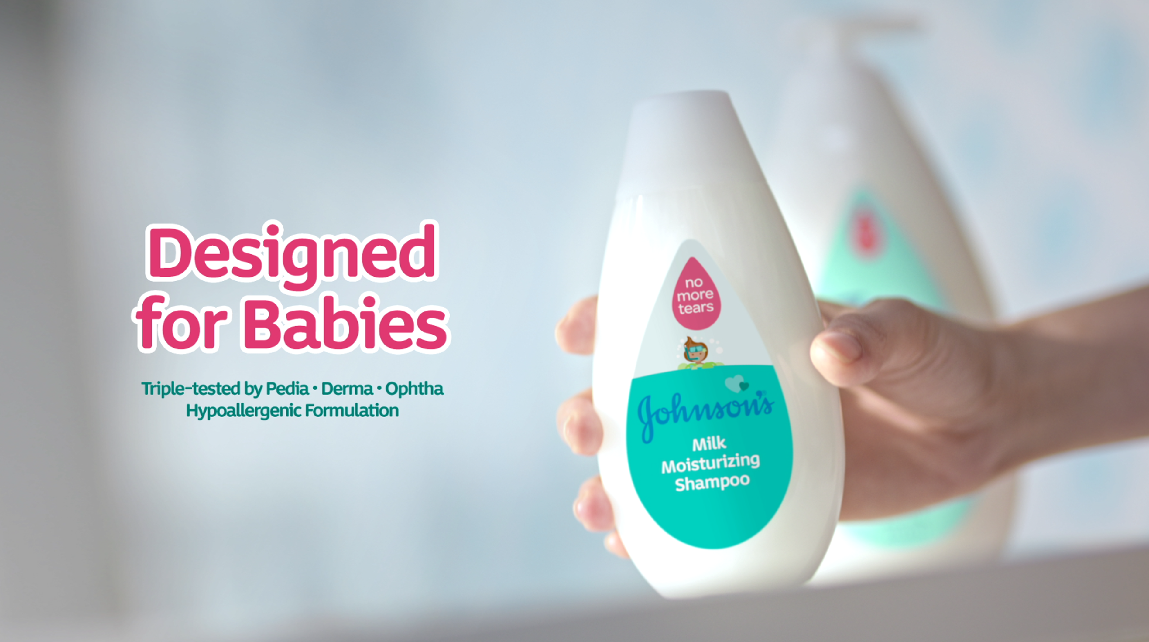 Johnson’s Baby launches newest Milk Moisturizing Shampoo para Iwas Asim ang Hair ni Baby